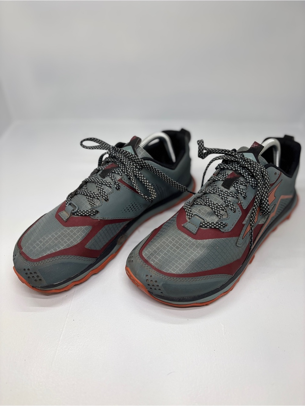 Altra Lone Peak 5 Trail Running Shoes Gray Orange Men’s US 9 Zero Drop - Picture 2 of 16